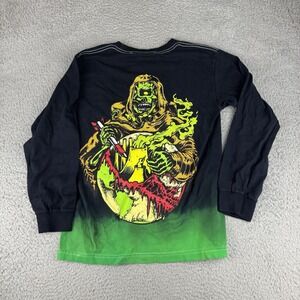Huluween Halloween MNWKA Horror Long Sleeve Shirt Mens Small Green Hulu RARE Y2k
